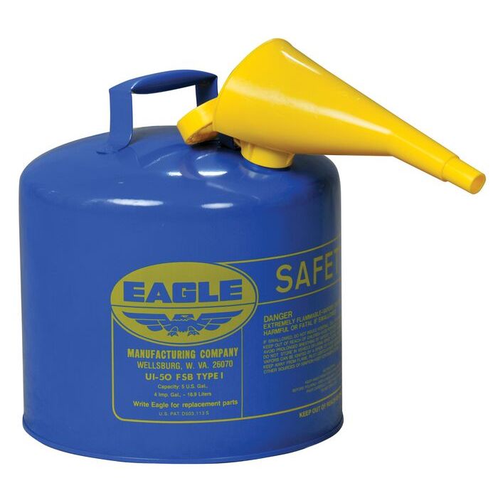 5 Gallon Metal Type I Can w/ Funnel