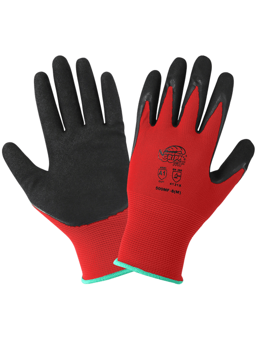 Tsunami Grip®- 13 Gauge Nylon Shell, Double Dipped Mach Finish Nitrile Coating