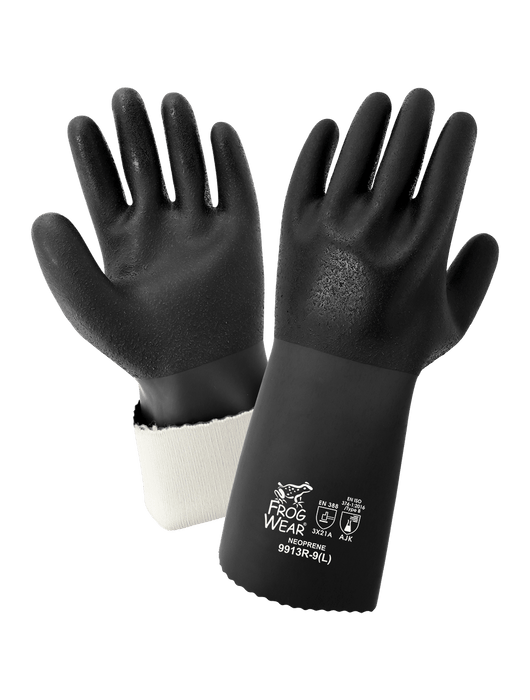 FrogWear® Premium Rough Finish 13-Inch Neoprene Chemical Handling Gloves