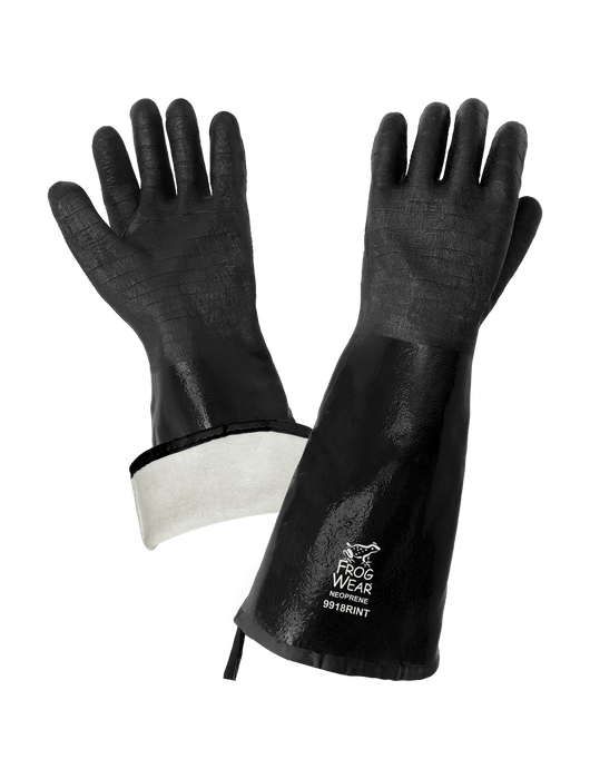 FrogWear® Premium 18" Insulated Neoprene Heat Resistant Supported Gloves