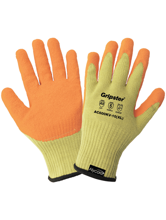 Gripster - Cut And Hypodermic Needle Resistant Gloves, ANSI Cut Level A9 & ANSI Needle 5