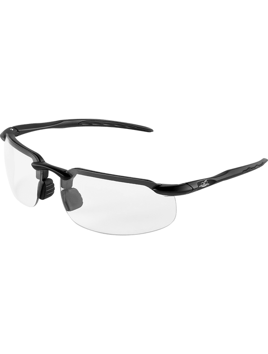 Swordfish® Safety Glasses with Crystal Black Frame