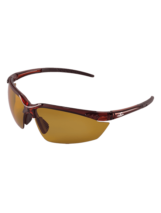 Mojarra® Brown Polarized Lens, Crystal Brown Frame Safety Glasses