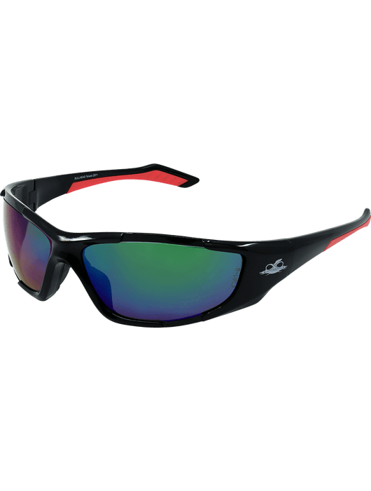 Javelin™ Safety Glasses with Green Mirror Polarized Lens