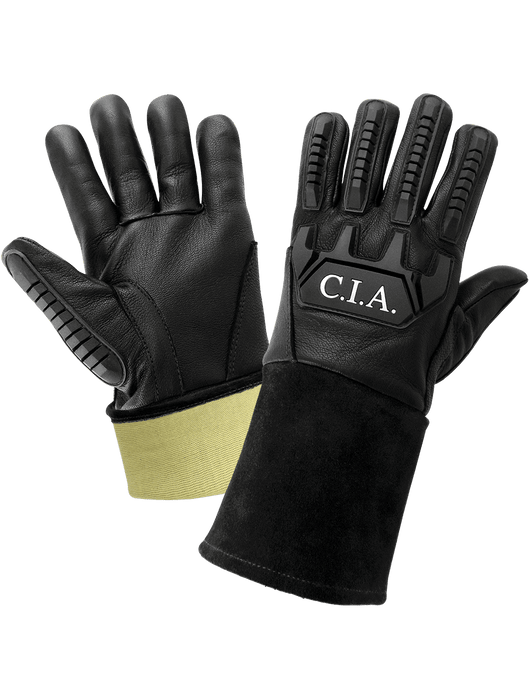 Cut, Impact and Flame Resistant Grain Goatskin Mig/Tig Welding Gloves