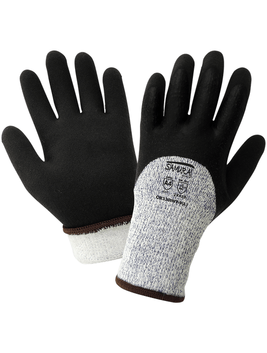 Samurai Glove® Cold Weather Gloves w/Brushed Acrylic Terry Cloth Interior, ANSI Cut Level A4
