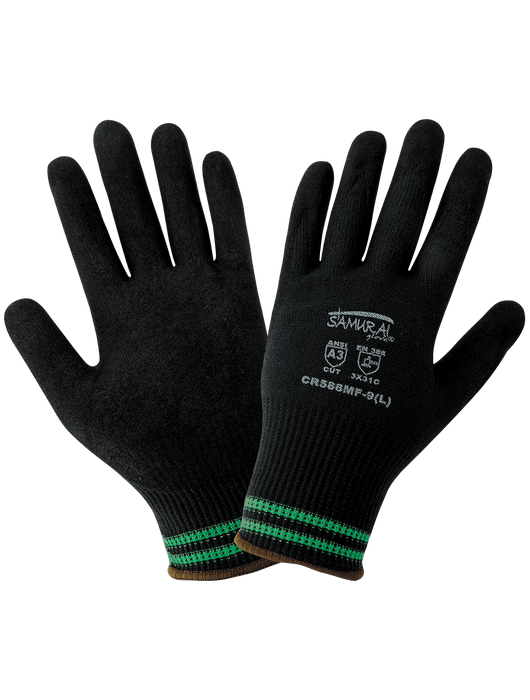 Samurai Glove® - Cut Resistant Nitrile Dipped Gloves, ANSI Cut Level A3
