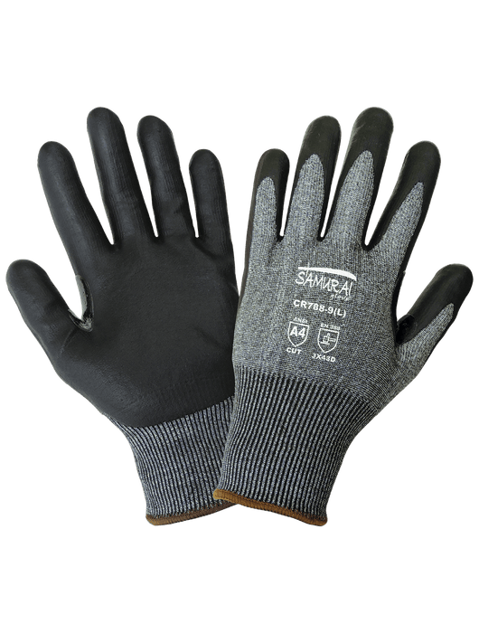 Samurai Glove® Touch Screen Compatible Cut Resistant Gloves, ANSI Cut Level A4