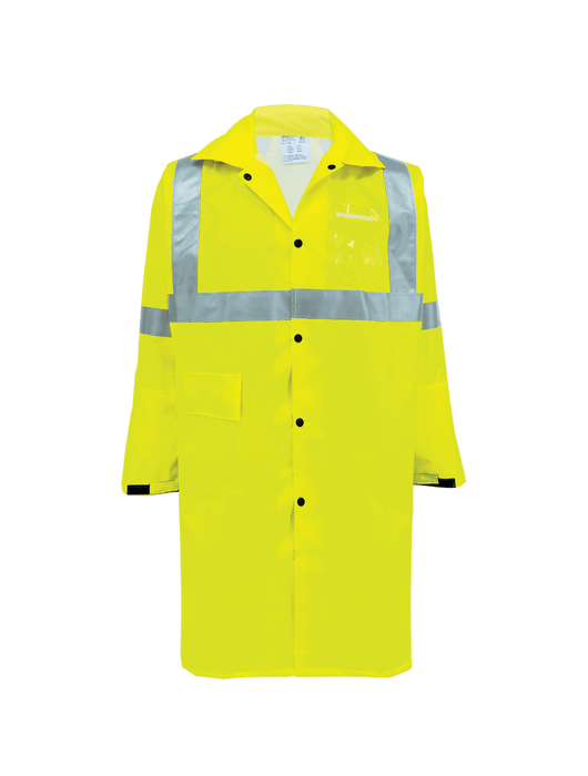 ANSI Class 3 Hi-Vis Yellow/Green Long Duster Jacket