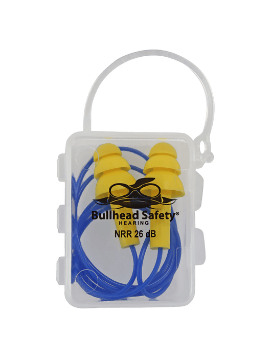 Bullhead Safety HP-S2 Corded, Reuasable Silicone Earplugs, 41% OFF