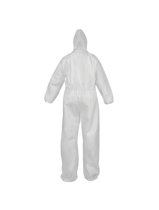 FrogWear™ Microporous PE Film Laminated Coverall with Hood-Elastic on the Hood, Ankles, Waist & Wrists