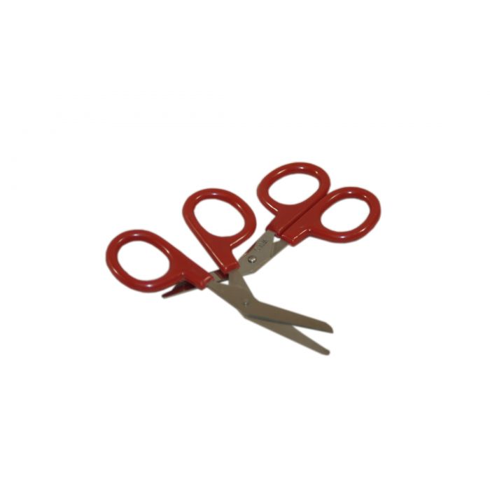 Scissors, Red Handle, 4" Length