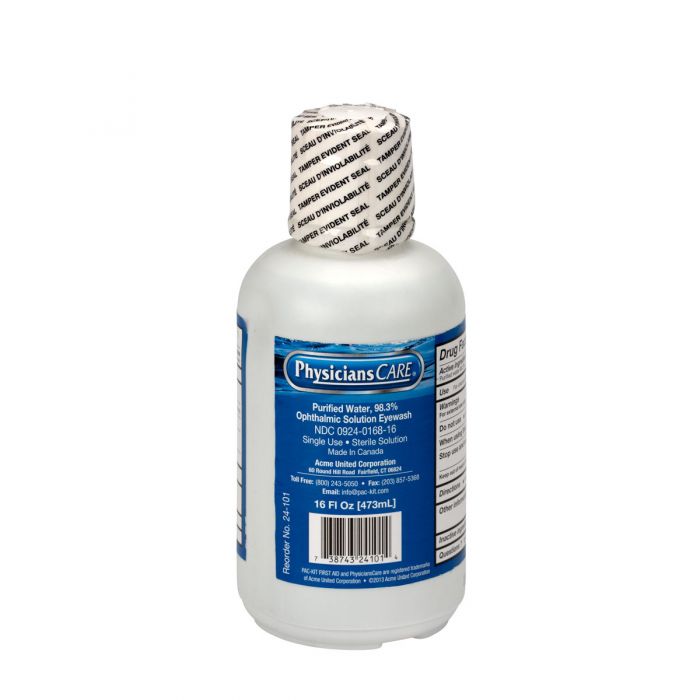 Eyewash Bottle, Screw Cap