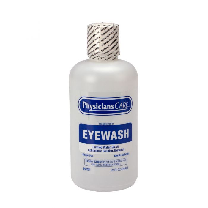 Eyewash Bottle, Screw Cap