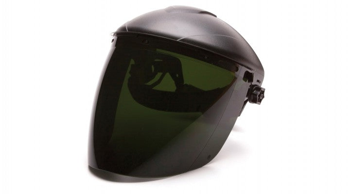 Tapered IR5 Polycarbonate Face Shield- 15.5"