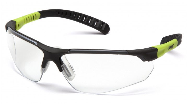 Sitecore Safety Glasses with Gray and Lime Temples and H2MAX Anti-Fog Lens
