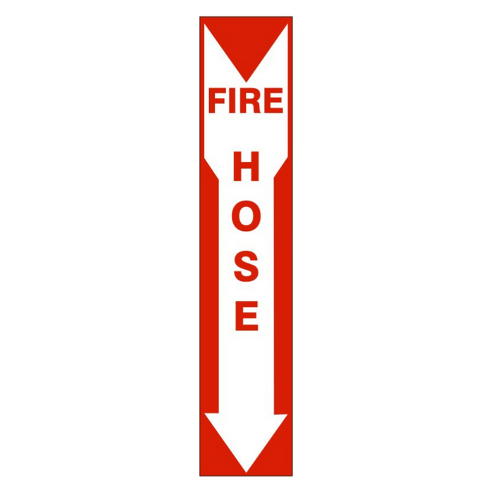 20" x 4" Fire Hose Sign