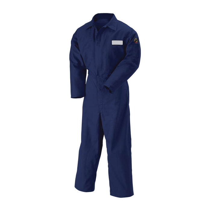 Flame-Resistant Cotton Coverall, Navy