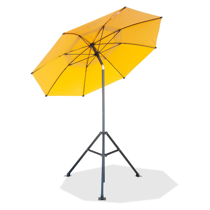 FR Industrial Umbrella and Tripod Stand Combo
