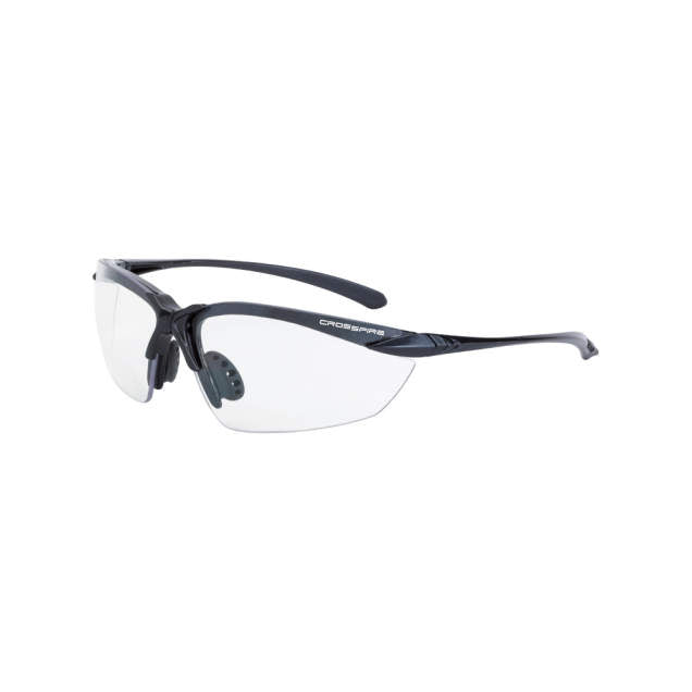 Crossfire Sniper Premium Safety Eyewear, Matte Black Frame