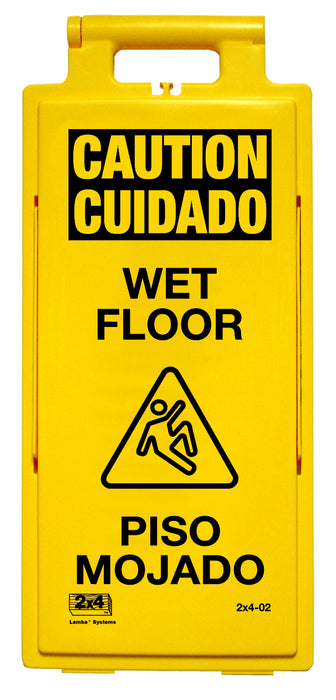 25" x 11" Caution Wet Floor Cuidada Piso Mojado
