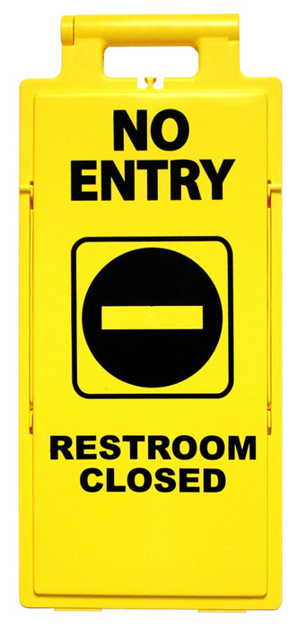25" x 11" No Entry Restroom Closed