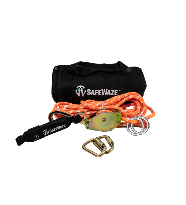 Rope Horizontal Lifeline Kit - 2-Person — Safety & Packaging Sales