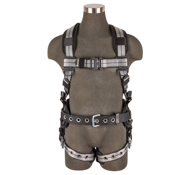 Pro+ Slate Construction Harness with Aluminum D-ring