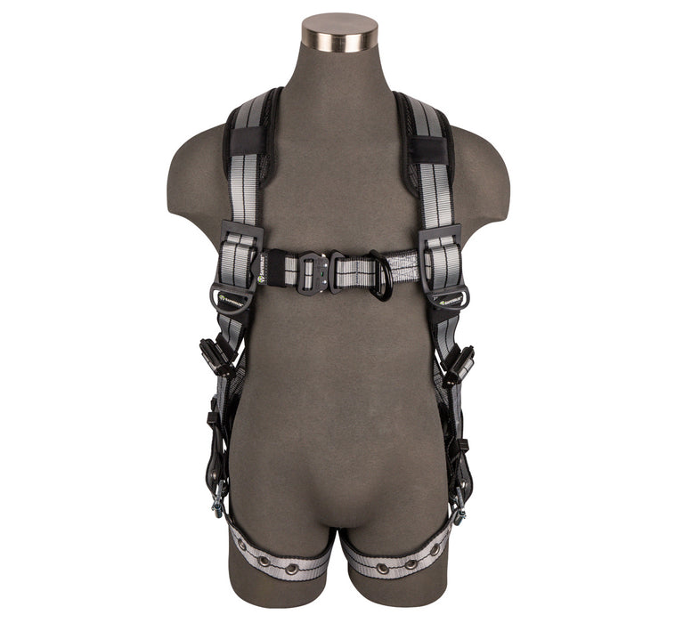 Pro+ Slate Full Body Harness with Front Aluminum D-ring