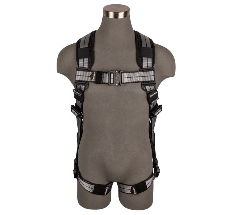 Pro+ Slate Full Body Harness with Aluminum D-ring & QC Chest