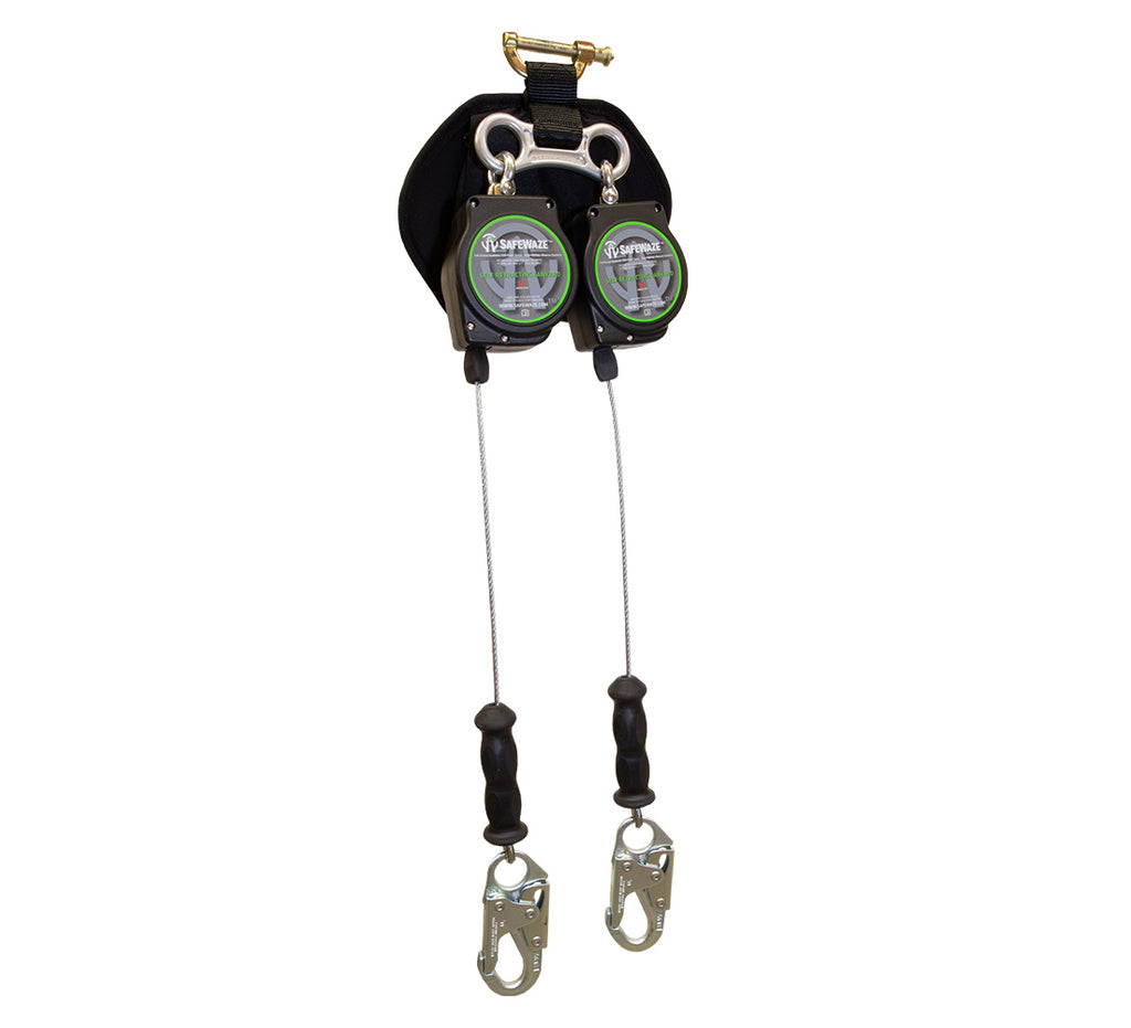 Arc Flash 4'-6' Adjustable Energy Absorbing Lanyard: Snap Hook