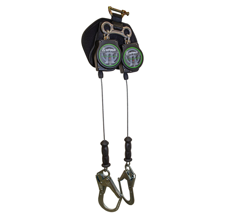 11' Dual Leg Leading Edge Cable Retractable with Steel Hooks