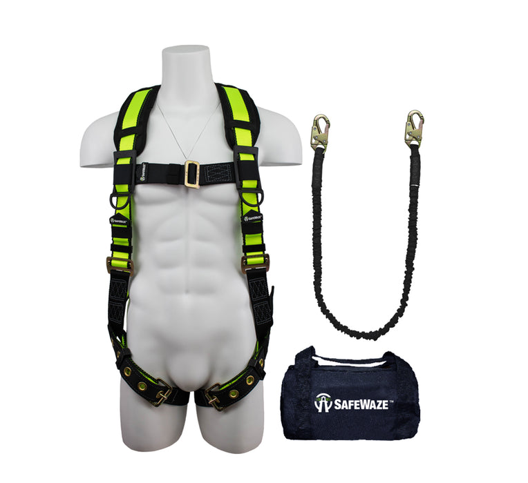 Pro Compliance Kit - Grommet Leg Harness , Low Profile Lanyard and Bag