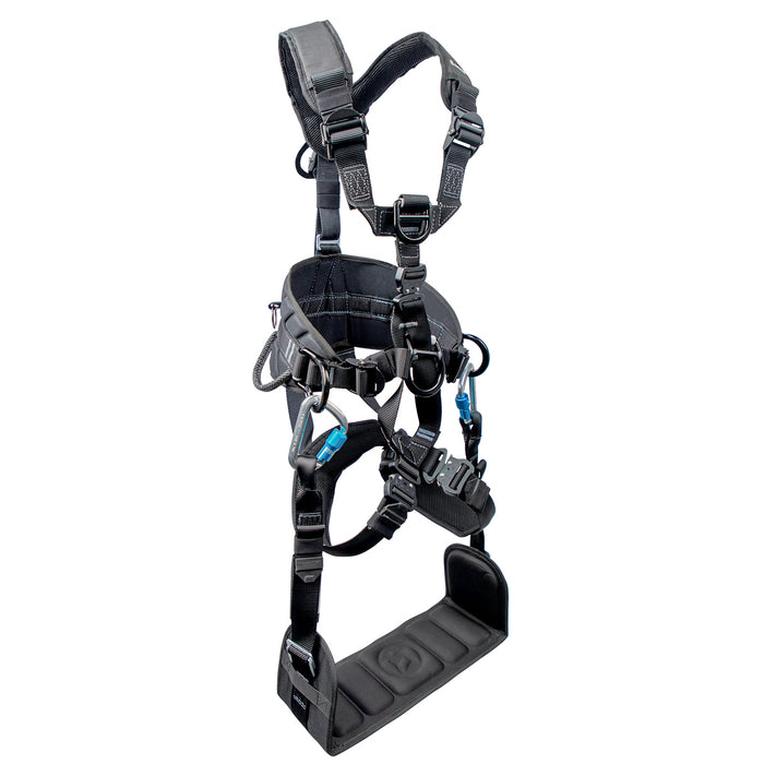 Wind & Tower Harness: 5D, Removable Seat, QC Legs