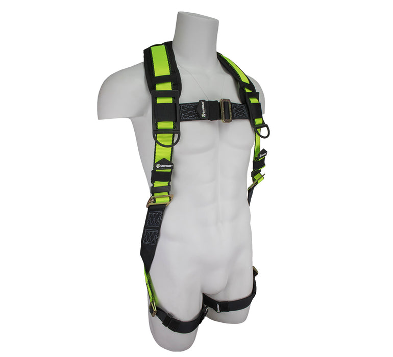 PRO No-Tangle Single D-Ring Harness with Pass through Leg Buckles