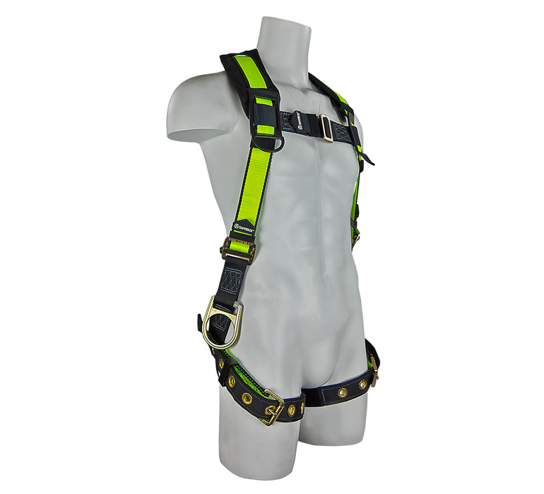 PRO No-Tangle Three D-Ring Harness w/Grommet Leg Straps & Side Positioning D-Rings