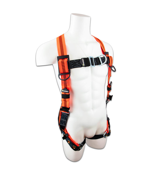 V-Line Two D-Ring Harness (Dorsal & Front) with Grommet Leg Straps, Universal Sizing