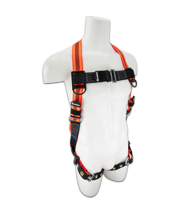 V-Line Single D-Ring Harness with Grommet Leg Straps: Universal Sizing