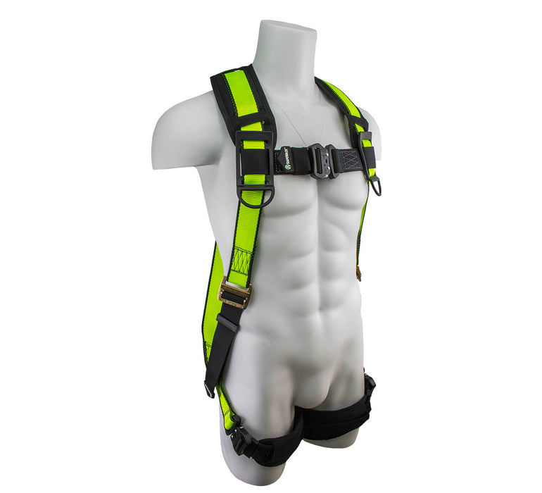 PRO No-Tangle Single D-Ring Harness w/Quick Connect Chest & Leg Buckles