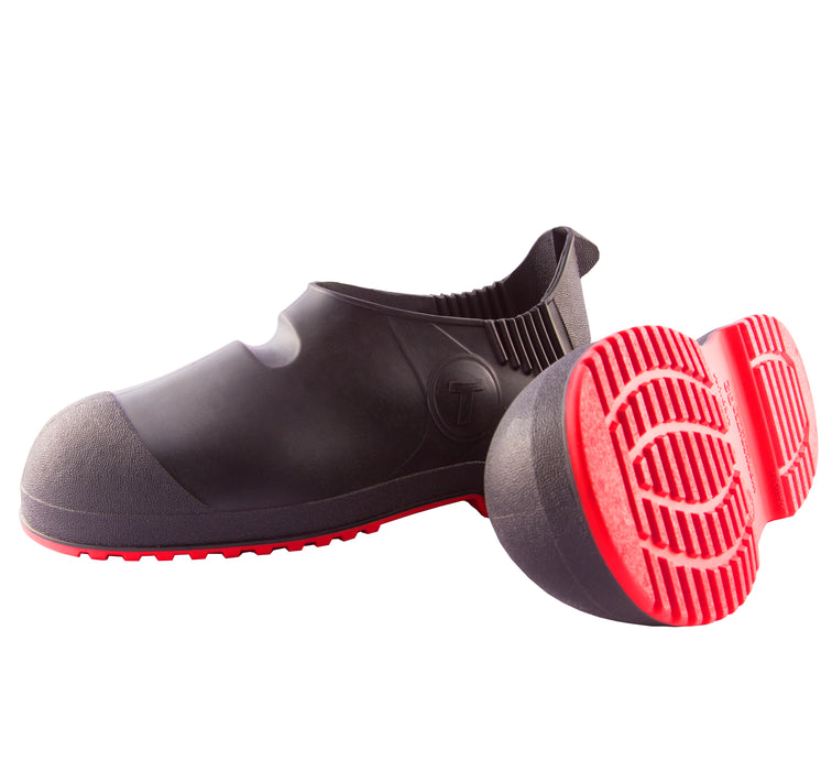 Workbrutes G2 Overshoe, 5½", Cleated - Black/Red