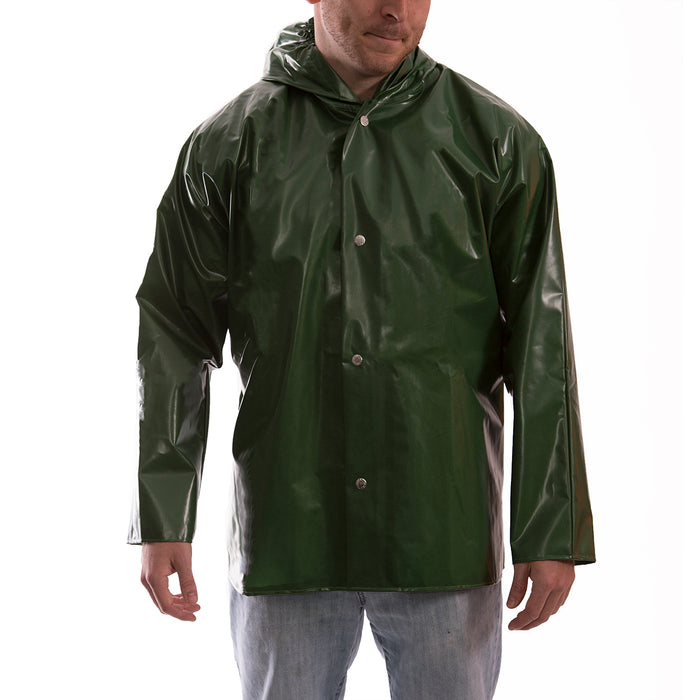 Iron Eagle Hooded Jacket, Storm Fly Front, Attached Hood