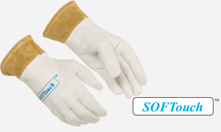 SOFTtouch™ TIG Welding Gloves, Top Grain Goatskin, 2" Cuff