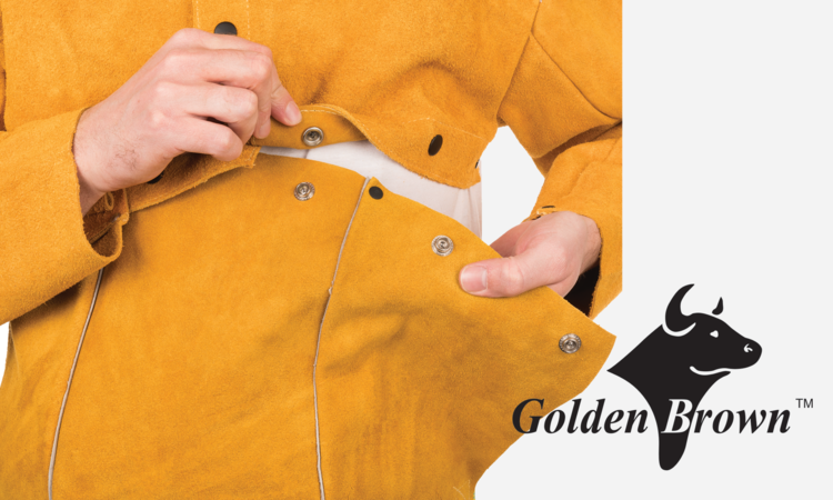 Golden Brown™ Cape Sleeve, Select Split Leather
