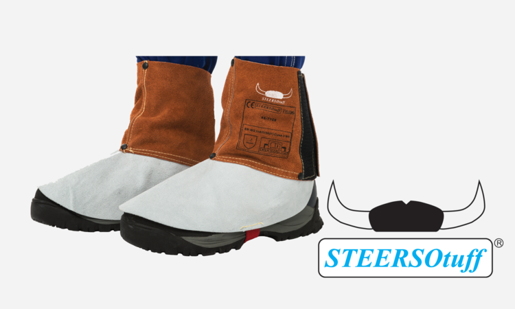 STEERSOtuff® 6" Leg Spat, Side Split Leather